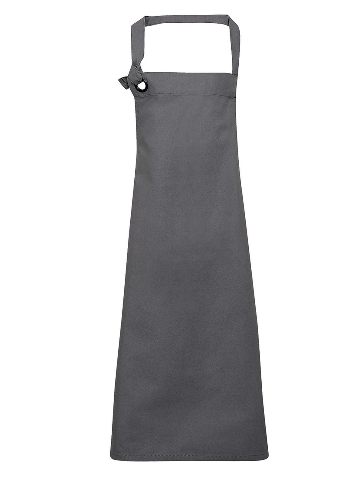 Calibre Heavy Cotton Canvas Bib Apron Schürze / Kasack – Premier – Farbe Dunkelgrau – individuell veredelbar