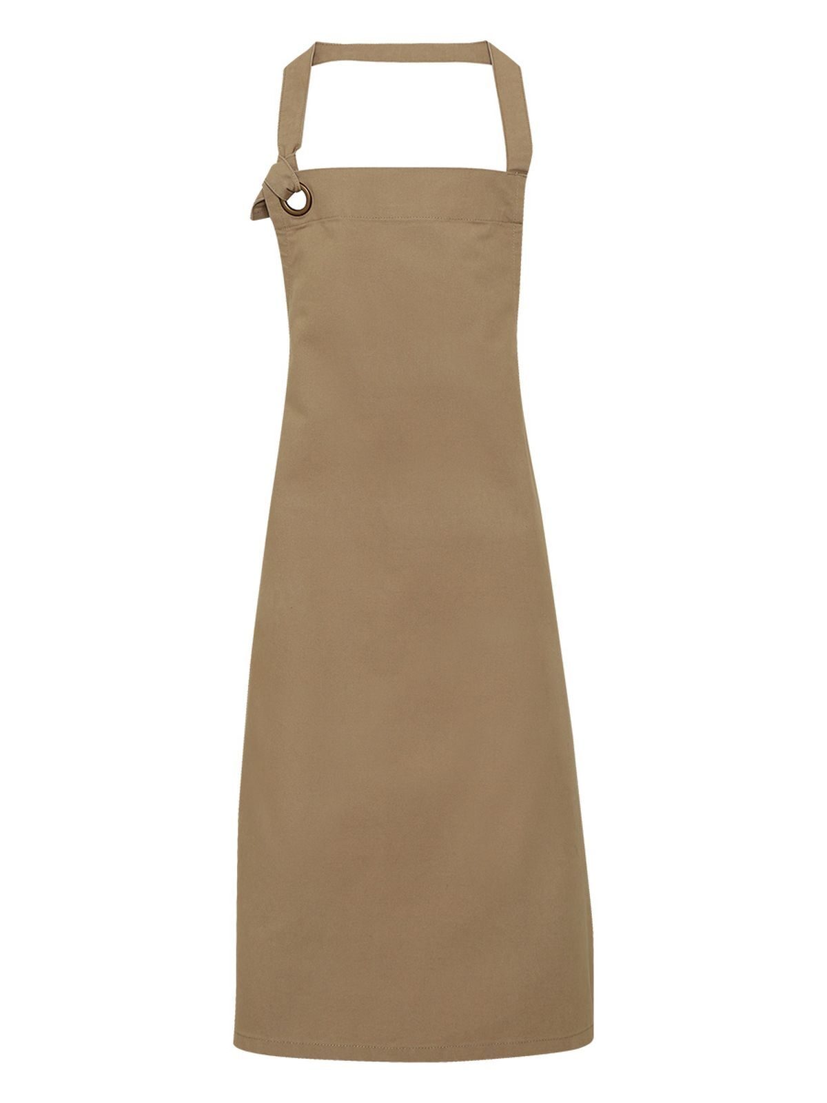 Calibre Heavy Cotton Canvas Bib Apron Schürze / Kasack – Premier – Farbe Khaki – individuell veredelbar