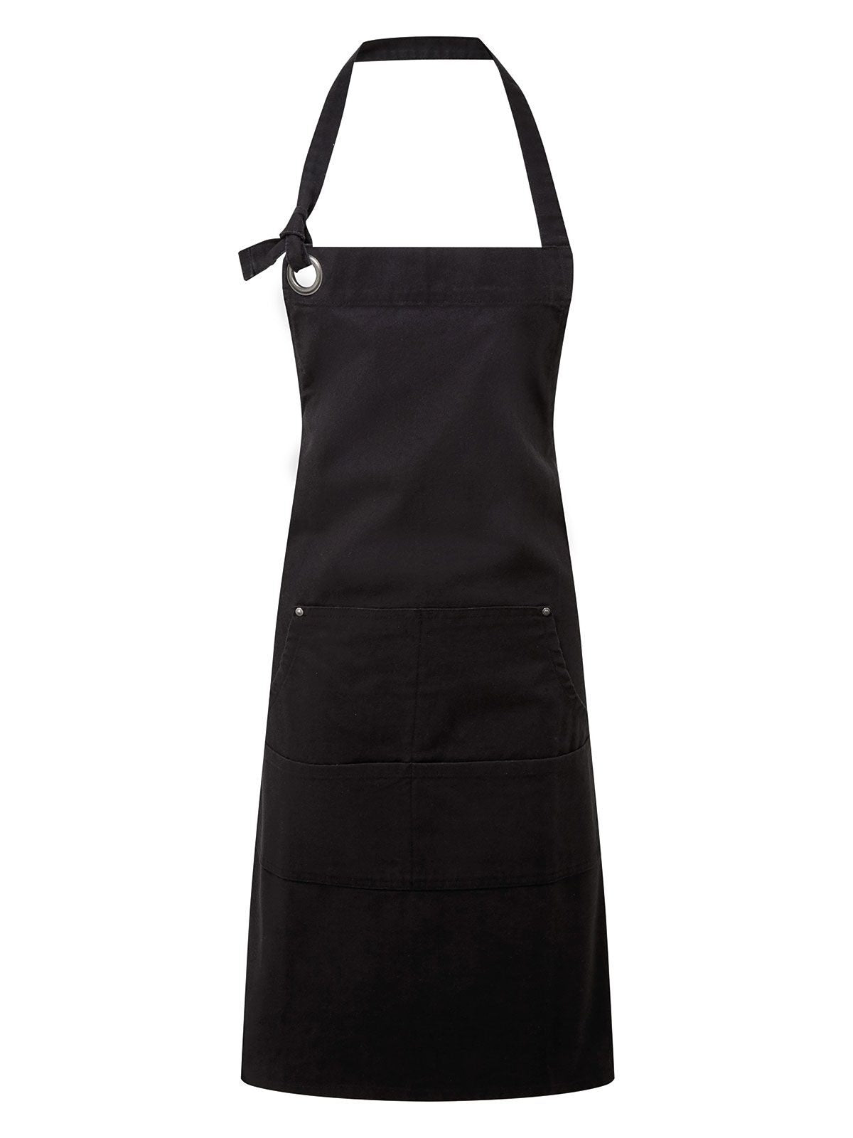 Calibre' Heavy Cotton Canvas Pocket Apron Schürze / Kasack – Premier – Farbe Schwarz – individuell veredelbar