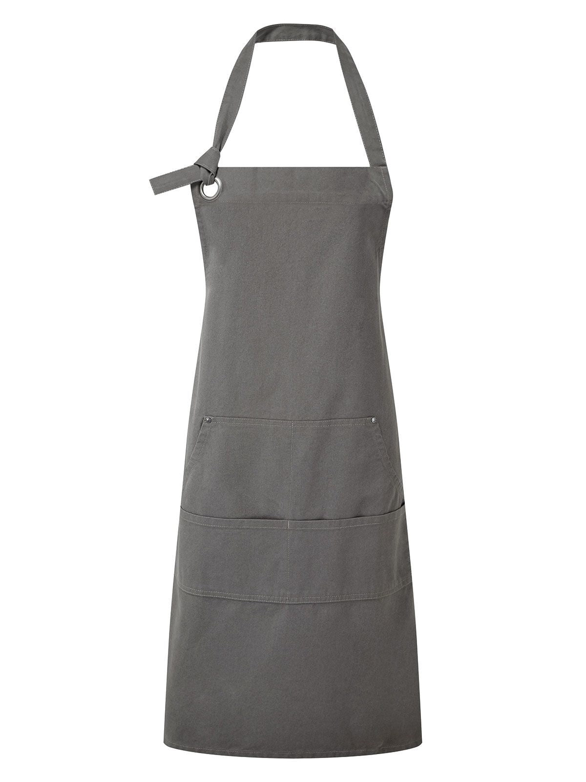 Calibre' Heavy Cotton Canvas Pocket Apron Schürze / Kasack – Premier – Farbe Dunkelgrau – individuell veredelbar