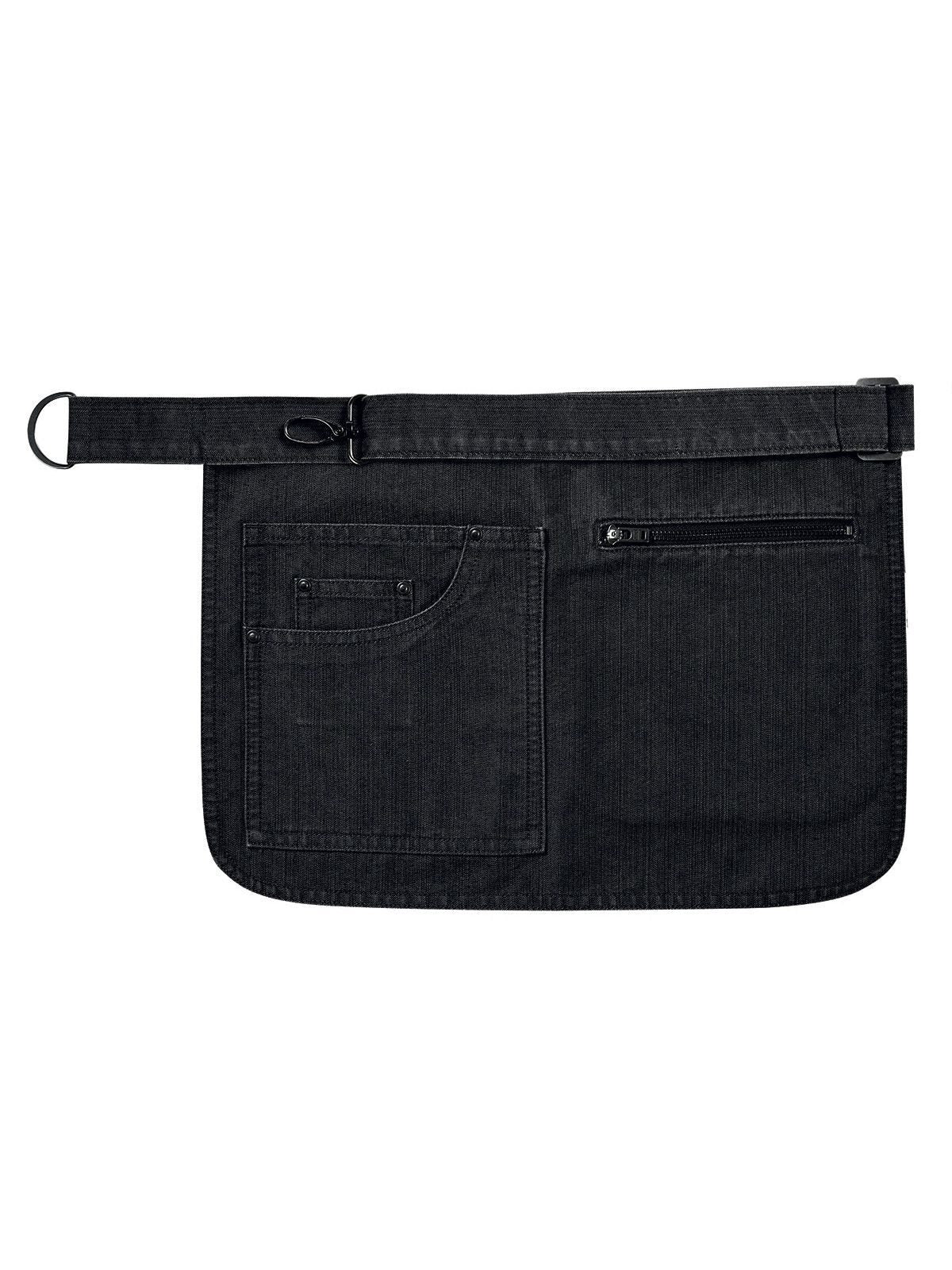 Metro' Utility Hip Apron Schürze / Kasack – Premier – Farbe black denim – individuell veredelbar
