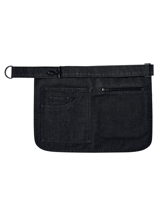 Metro' Utility Hip Apron Schürze / Kasack – Premier – Farbe black denim – individuell veredelbar