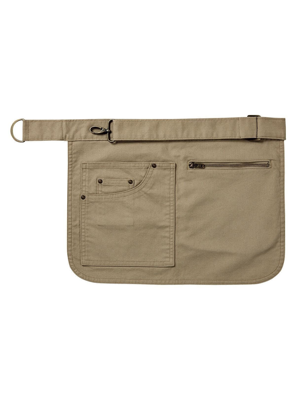 Metro' Utility Hip Apron Schürze / Kasack – Premier – Farbe Khaki – individuell veredelbar