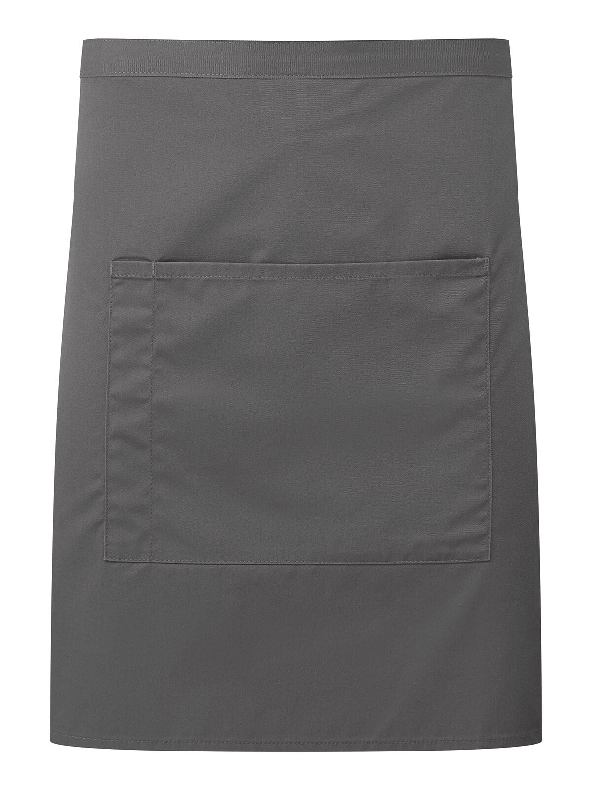 'Colours' Mid Length Apron With Pocket Schürze / Kasack – Premier – Farbe Dunkelgrau – individuell veredelbar