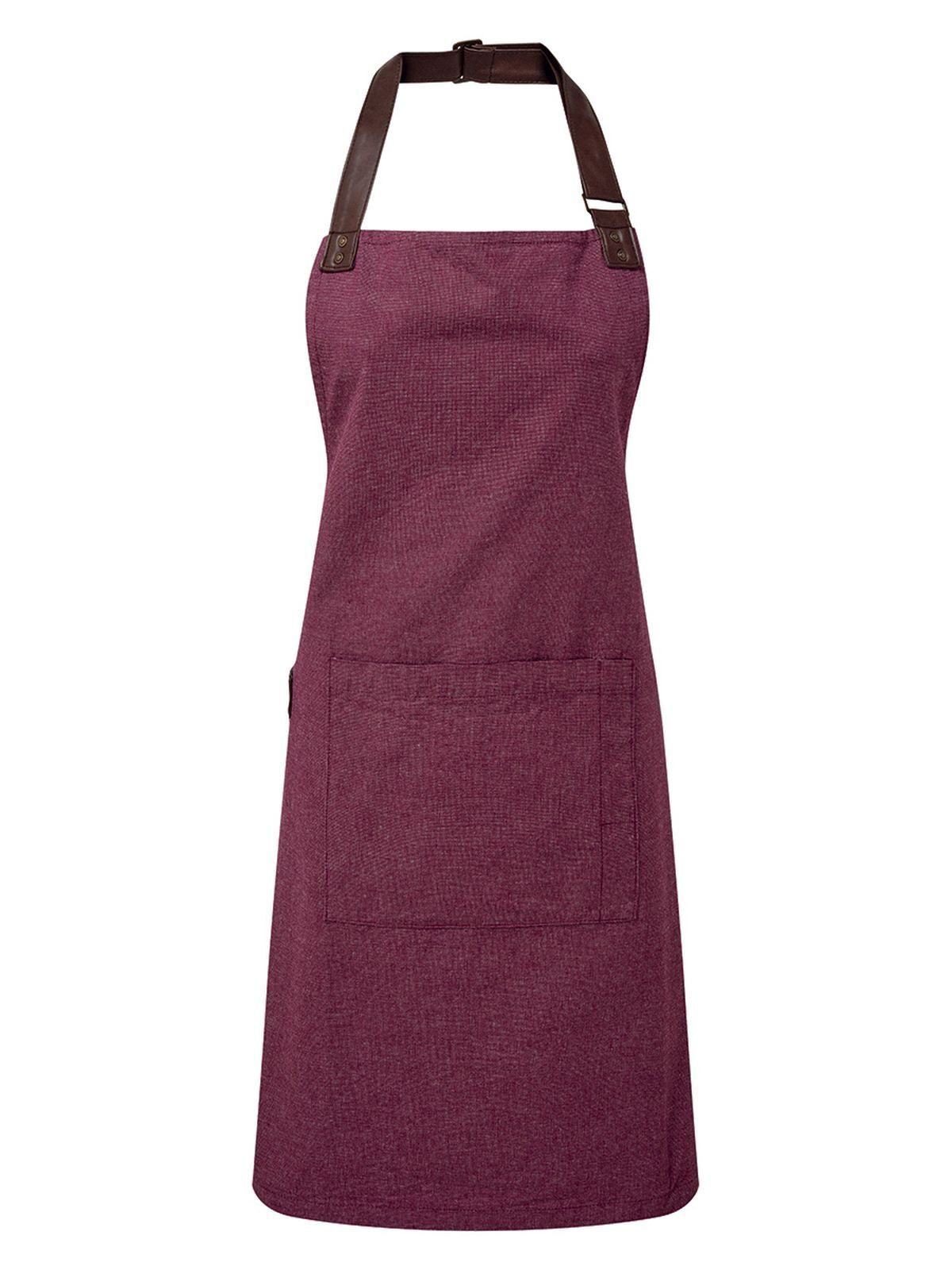 Annex Oxford Bib Apron Schürze / Kasack – Premier – Farbe Burgundy – individuell veredelbar