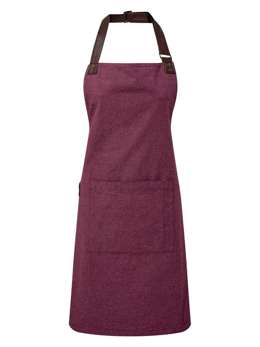 Annex Oxford Bib Apron Schürze / Kasack – Premier – Farbe Burgundy – individuell veredelbar
