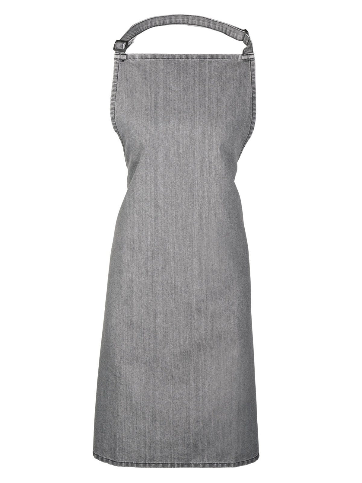 Colours Bib Apron Schürze / Kasack – Premier – Farbe grey denim – individuell veredelbar