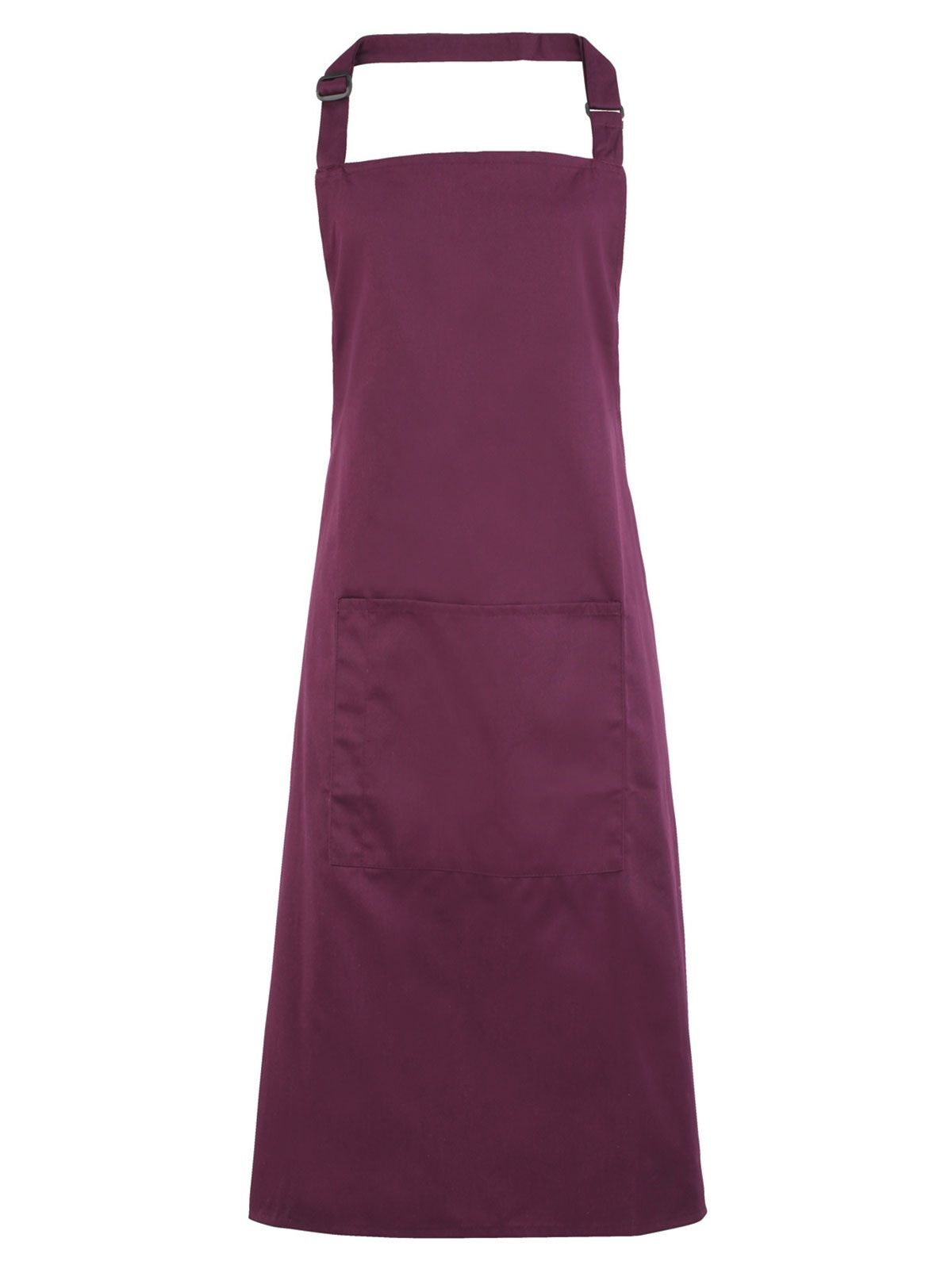 Colours Bib Apron With Pocket Schürze / Kasack – Premier – Farbe aubergine – individuell veredelbar