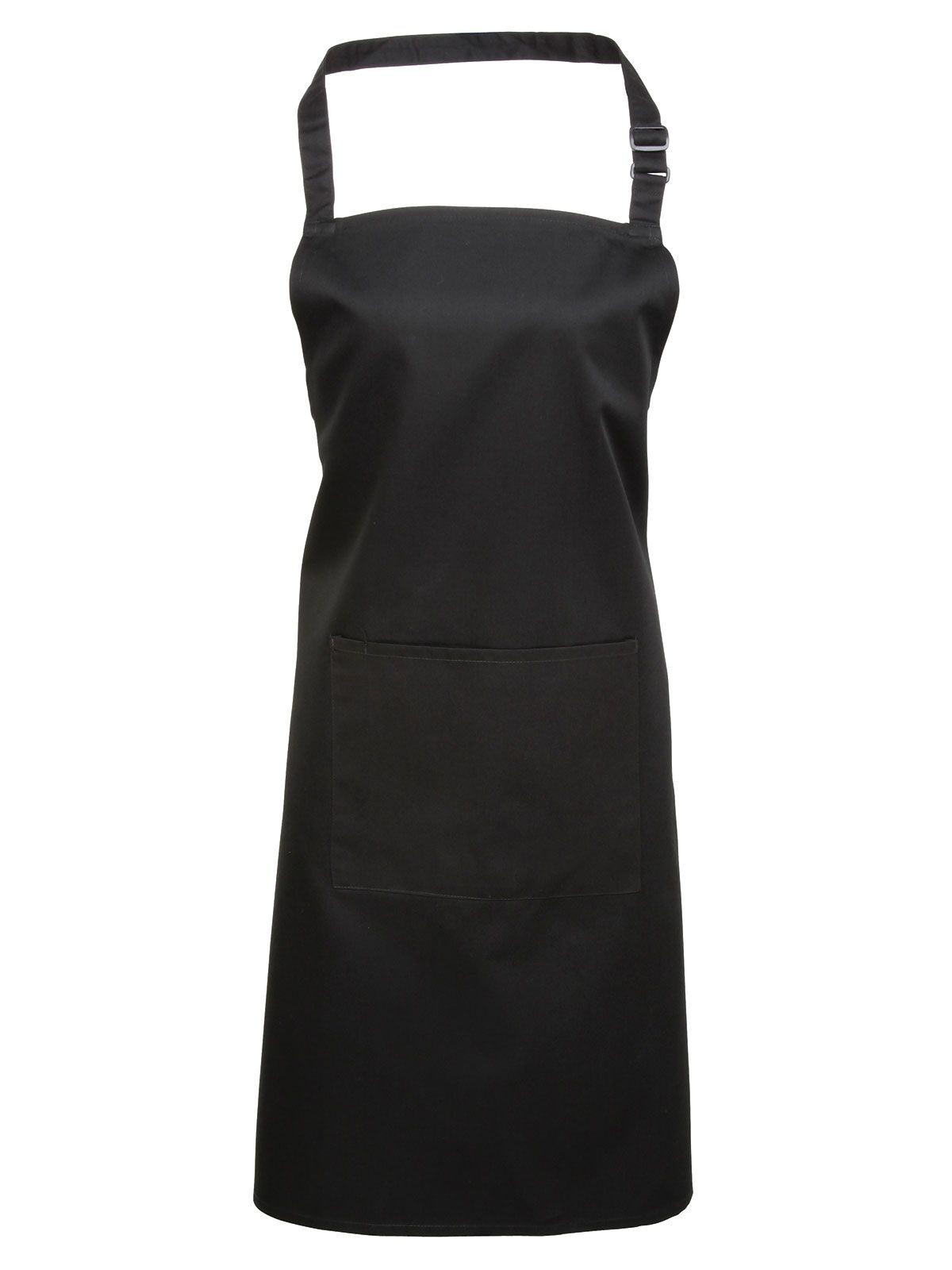 Colours Bib Apron With Pocket Schürze / Kasack – Premier – Farbe Schwarz – individuell veredelbar