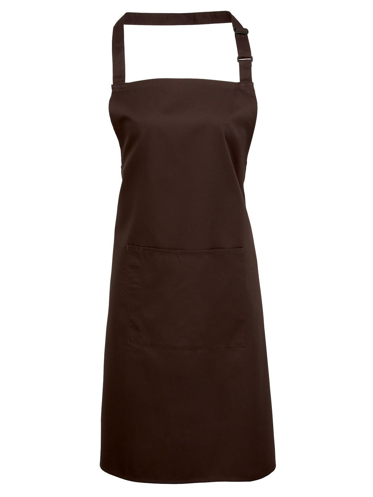 Colours Bib Apron With Pocket Schürze / Kasack – Premier – Farbe Braun – individuell veredelbar
