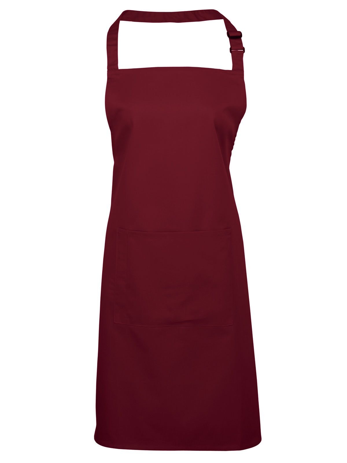 Colours Bib Apron With Pocket Schürze / Kasack – Premier – Farbe Burgundy – individuell veredelbar