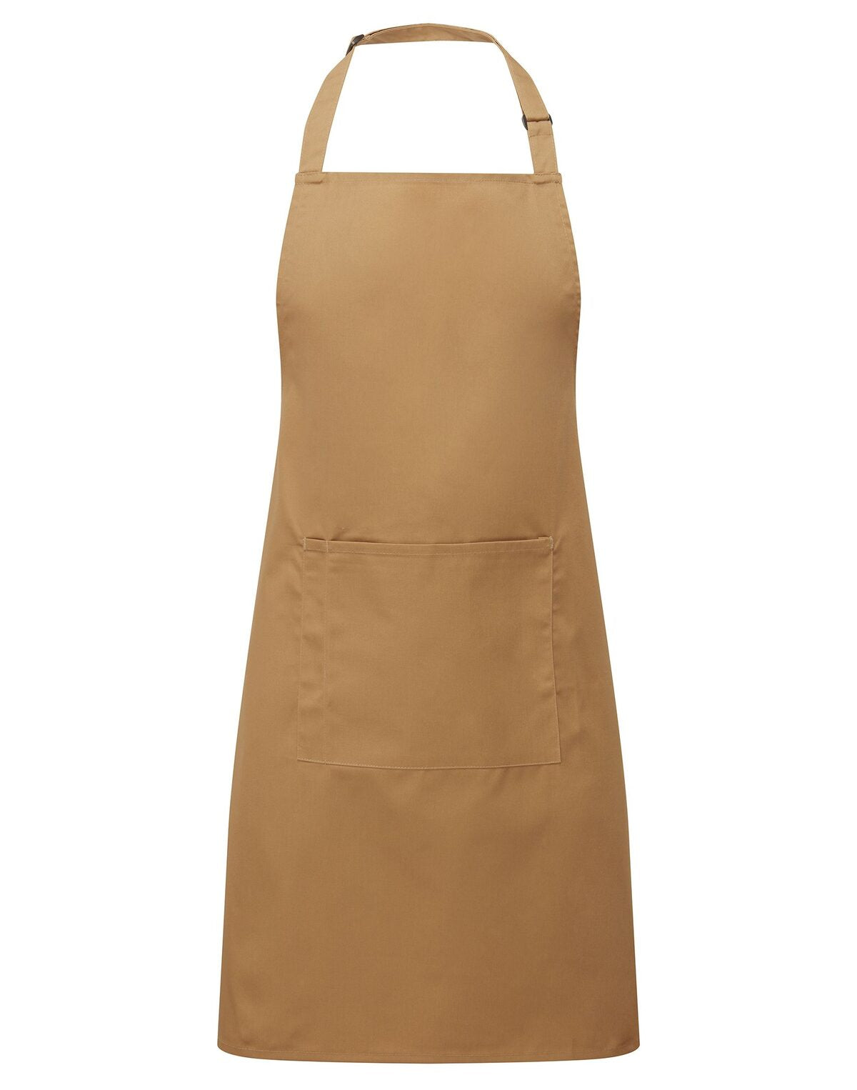 Colours Bib Apron With Pocket Schürze / Kasack – Premier – Farbe camel – individuell veredelbar