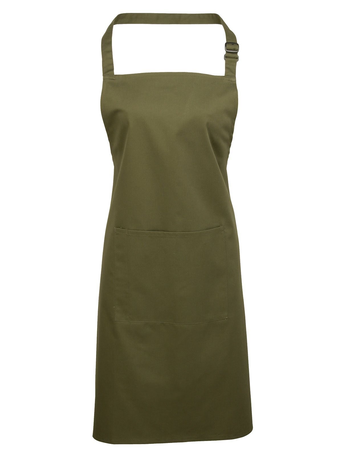 Colours Bib Apron With Pocket Schürze / Kasack – Premier – Farbe Olive – individuell veredelbar