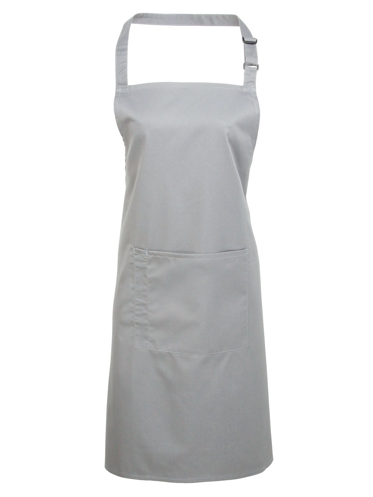 Colours Bib Apron With Pocket Schürze / Kasack – Premier – Farbe silver – individuell veredelbar