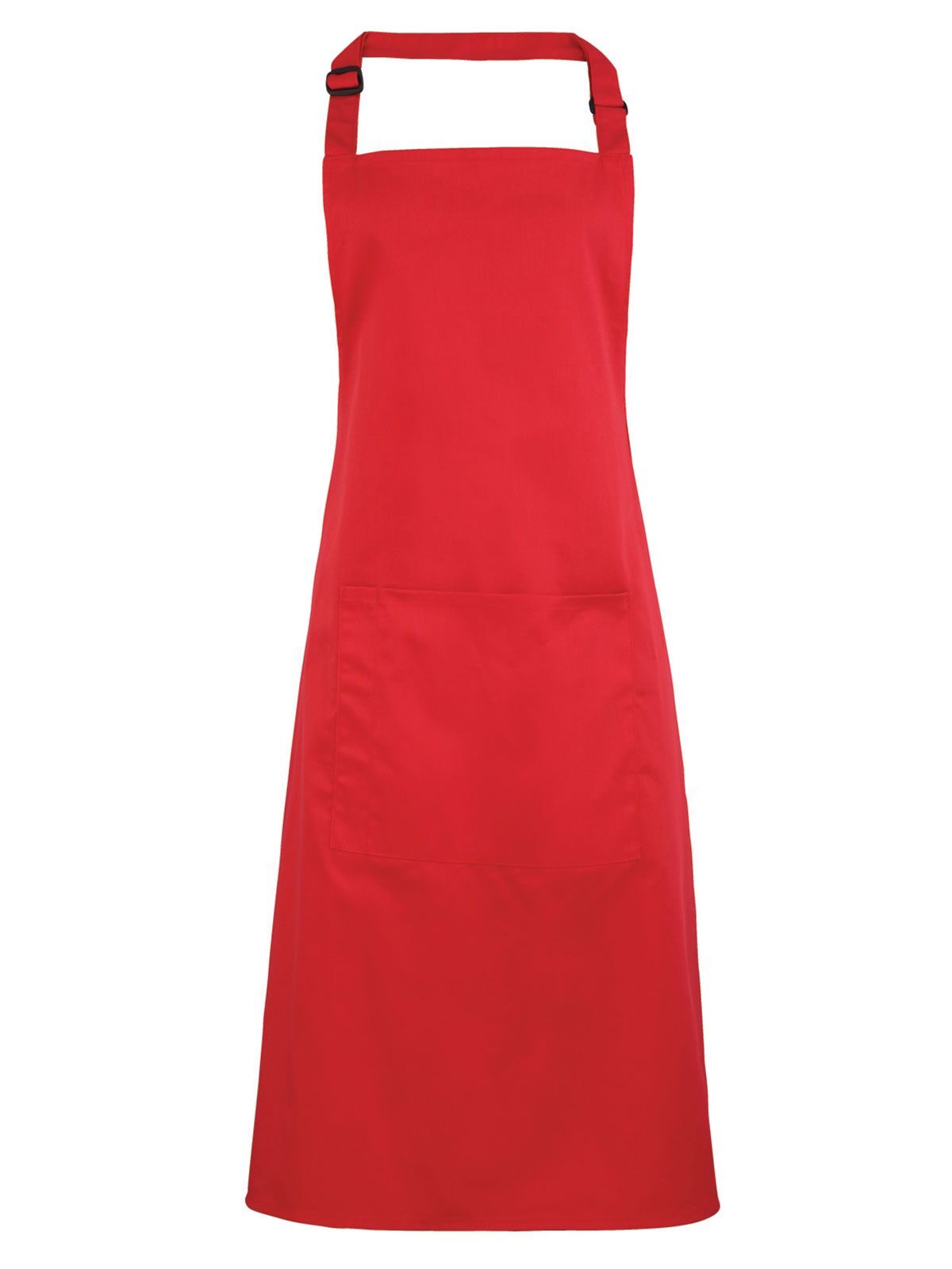 Colours Bib Apron With Pocket Schürze / Kasack – Premier – Farbe strawberry red – individuell veredelbar