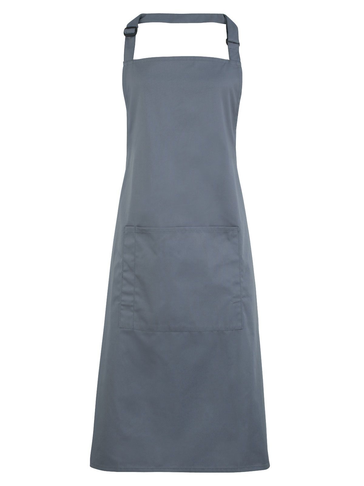 Colours Bib Apron With Pocket Schürze / Kasack – Premier – Farbe steel – individuell veredelbar