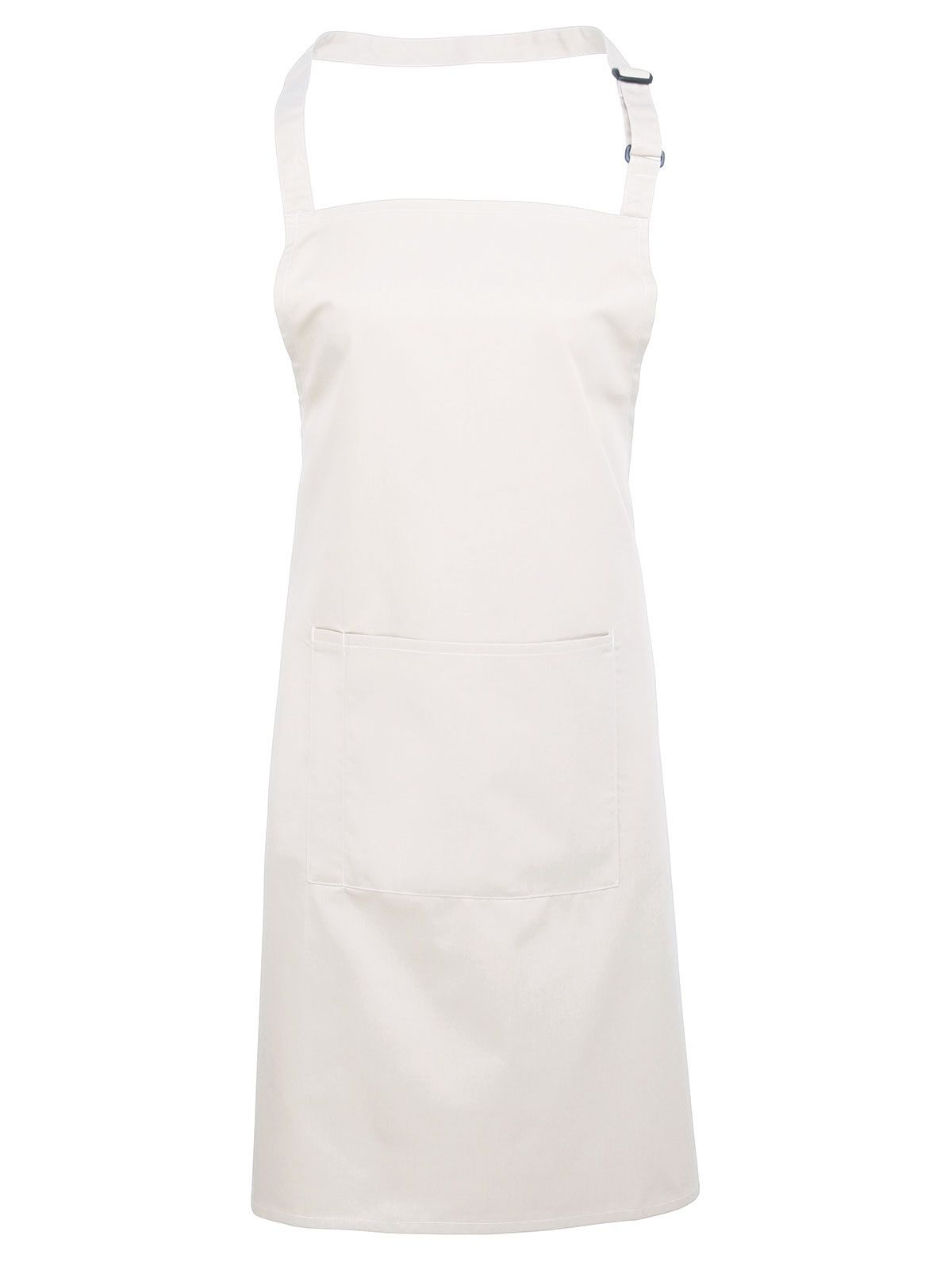 Colours Bib Apron With Pocket Schürze / Kasack – Premier – Farbe Weiß – individuell veredelbar