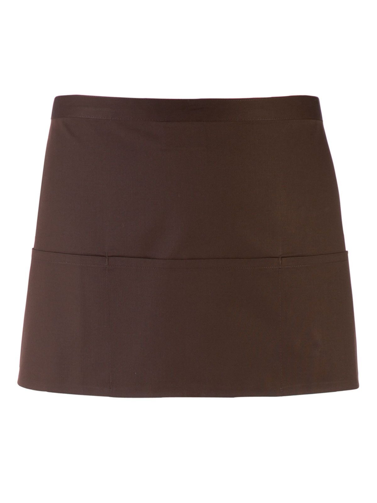 Colours Collection Three Pocket Apron Schürze / Kasack – Premier – Farbe Braun – individuell veredelbar