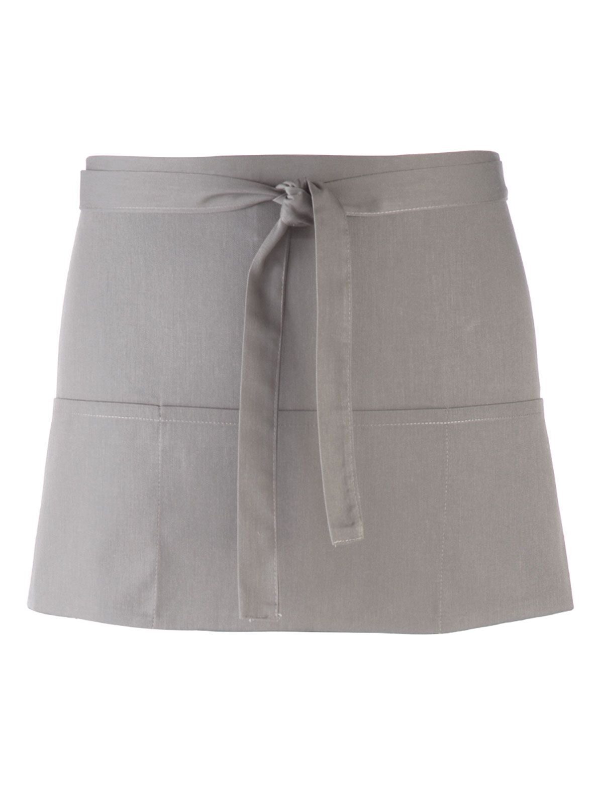 Colours Collection Three Pocket Apron Schürze / Kasack – Premier – Farbe silver – individuell veredelbar