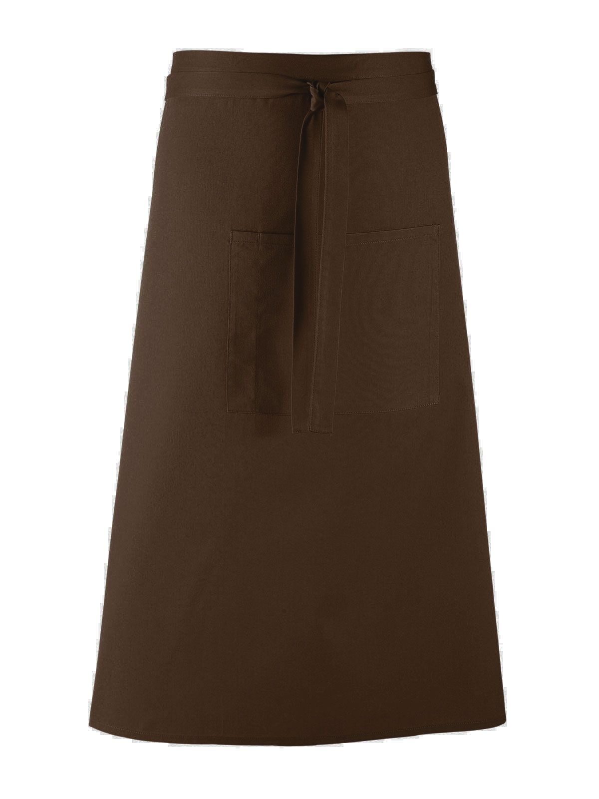 Colours Bar Apron Schürze / Kasack – Premier – Farbe Braun – individuell veredelbar