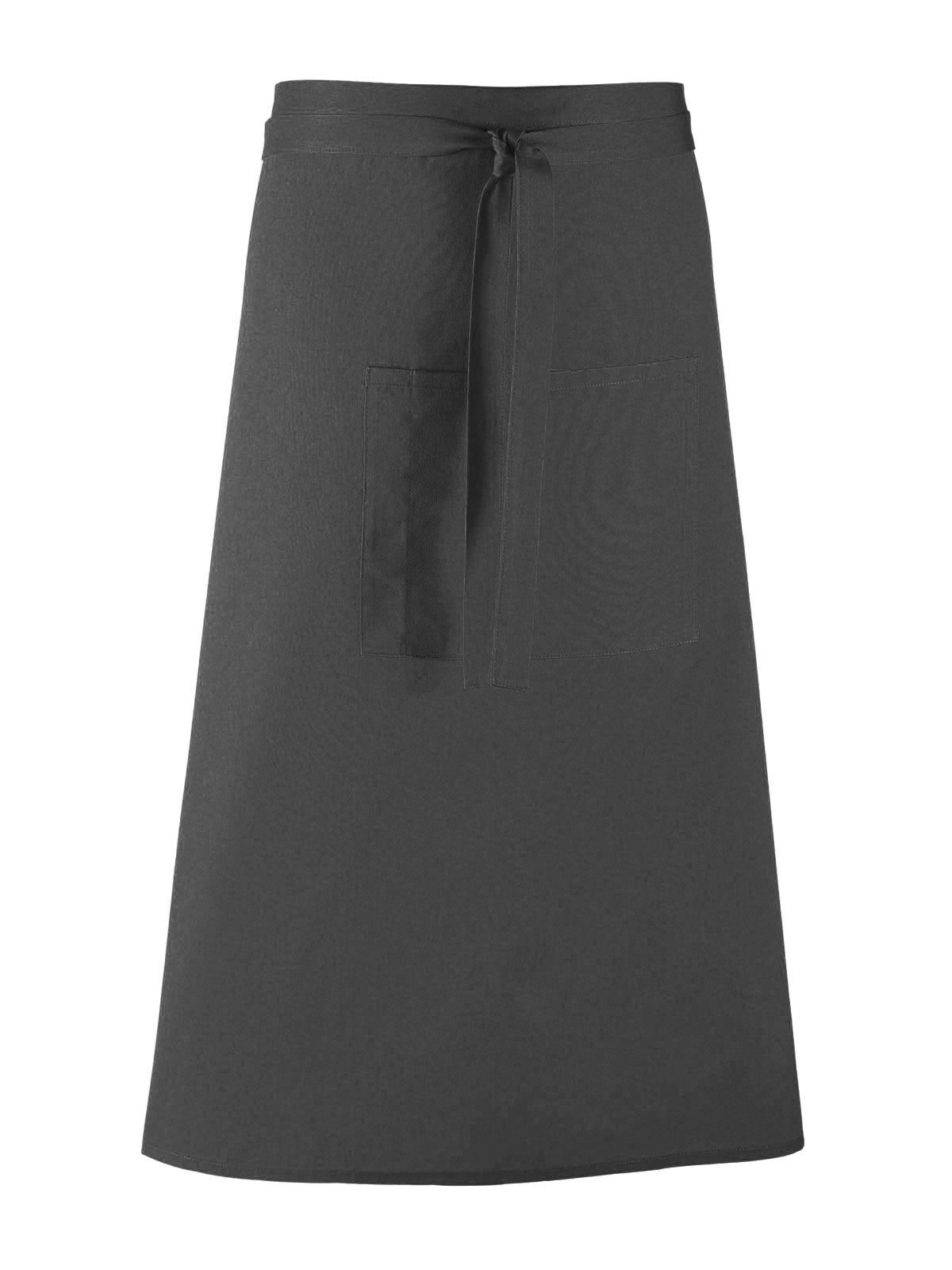 Colours Bar Apron Schürze / Kasack – Premier – Farbe Dunkelgrau – individuell veredelbar