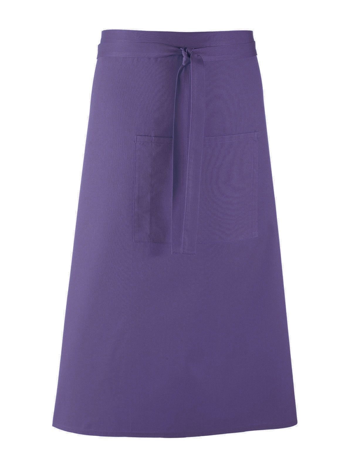 Colours Bar Apron Schürze / Kasack – Premier – Farbe Lila – individuell veredelbar