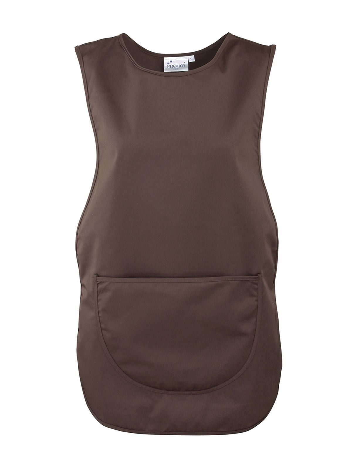 Colours Pocket Tabard Schürze / Kasack – Premier – Farbe Braun – individuell veredelbar