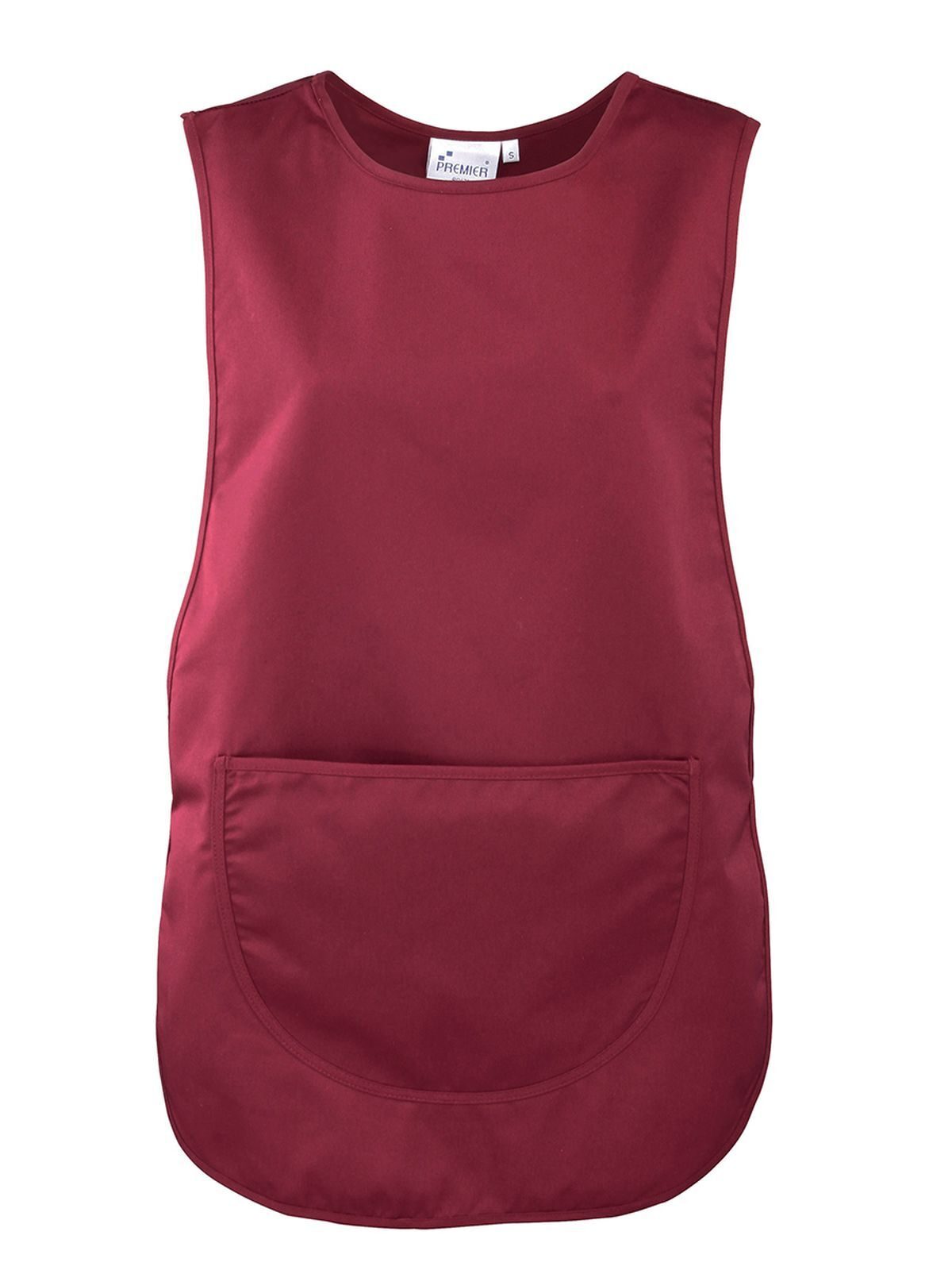 Colours Pocket Tabard Schürze / Kasack – Premier – Farbe Burgundy – individuell veredelbar