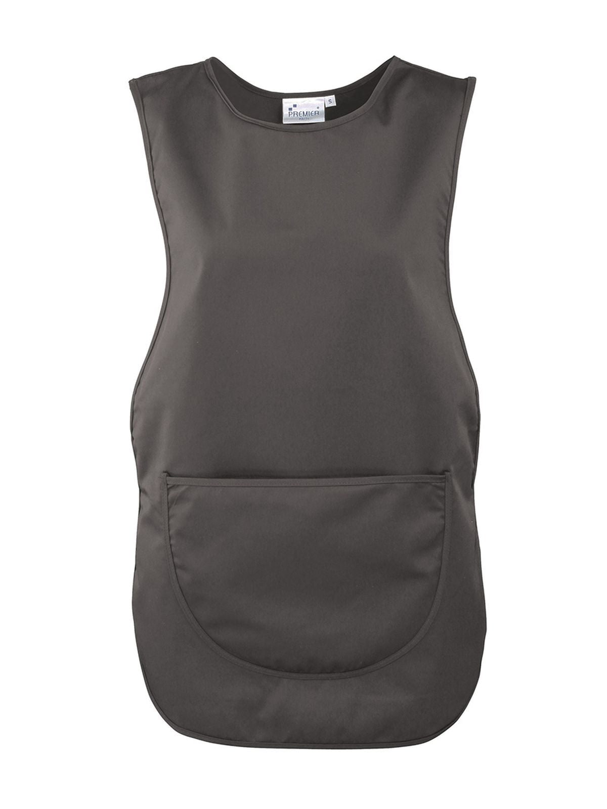 Colours Pocket Tabard Schürze / Kasack – Premier – Farbe Dunkelgrau – individuell veredelbar