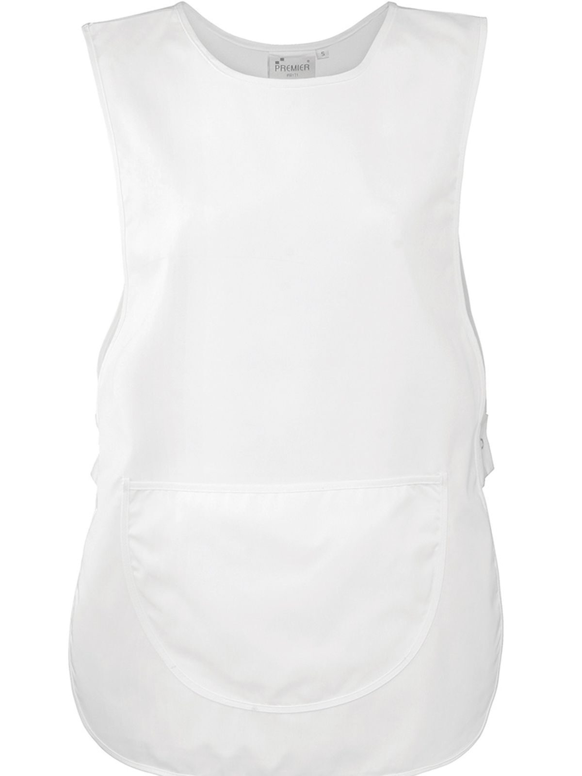 Colours Pocket Tabard Schürze / Kasack – Premier – Farbe Weiß – individuell veredelbar