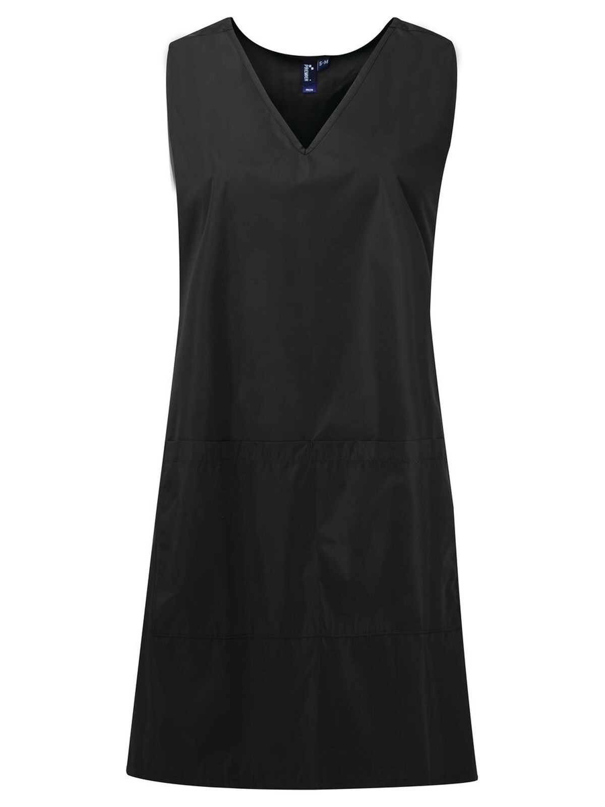 Waterproof Wrap Around Tunic Herren Schürze / Kasack – Premier – Farbe Schwarz – individuell veredelbar