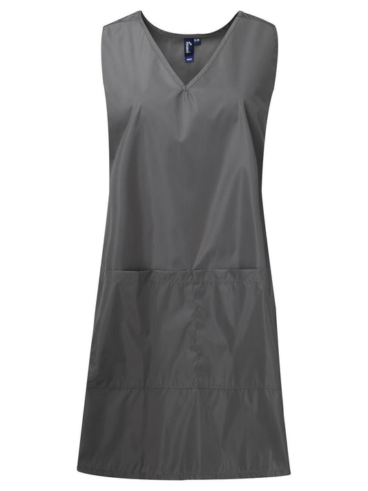 Waterproof Wrap Around Tunic Herren Schürze / Kasack – Premier – Farbe Dunkelgrau – individuell veredelbar