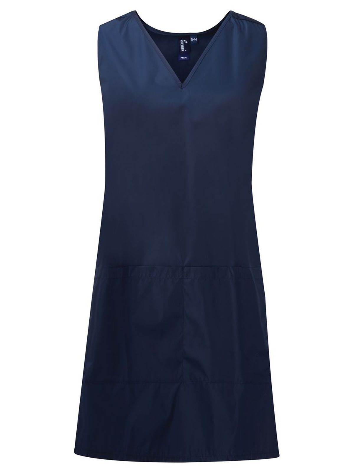 Waterproof Wrap Around Tunic Herren Schürze / Kasack – Premier – Farbe Navy – individuell veredelbar