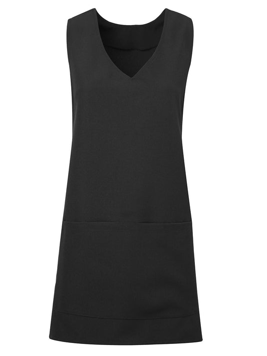 Tulip Wrap Around Tunic Schürze / Kasack – Premier – Farbe Schwarz – individuell veredelbar