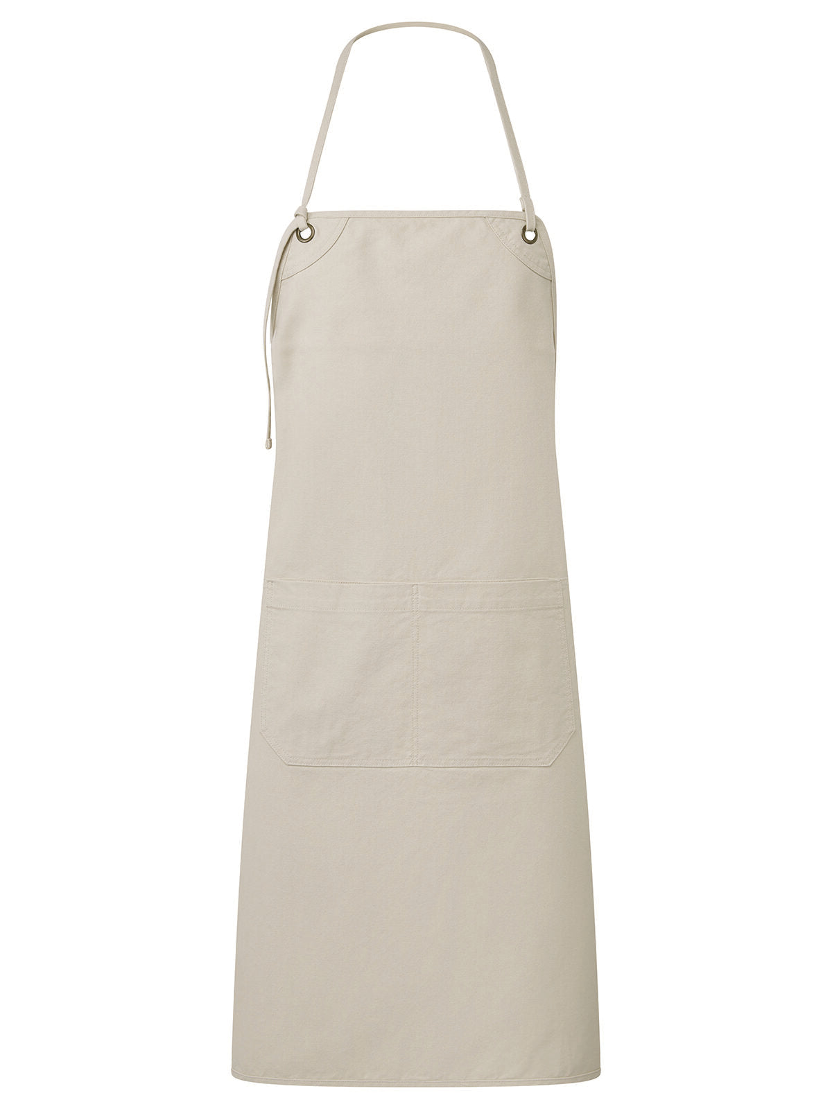 Artisan's Choice' Double Pocket Canvas Apron Schürze / Kasack – Premier – Farbe Natur – individuell veredelbar