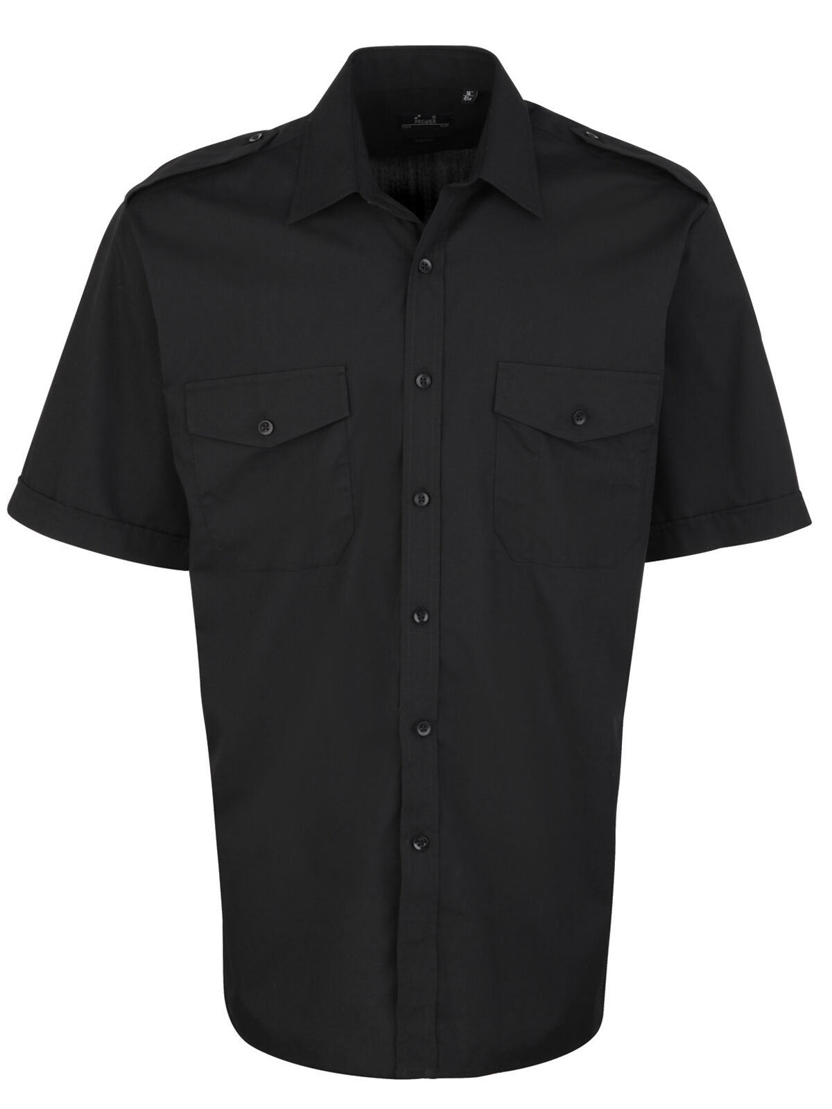 Camicia per uniforme Herren Hemd / Bluse – Premier – Farbe Schwarz – individuell veredelbar