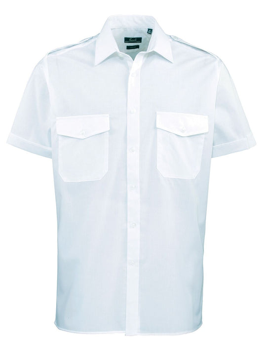 Camicia per uniforme Herren Hemd / Bluse – Premier – Farbe Hellblau – individuell veredelbar