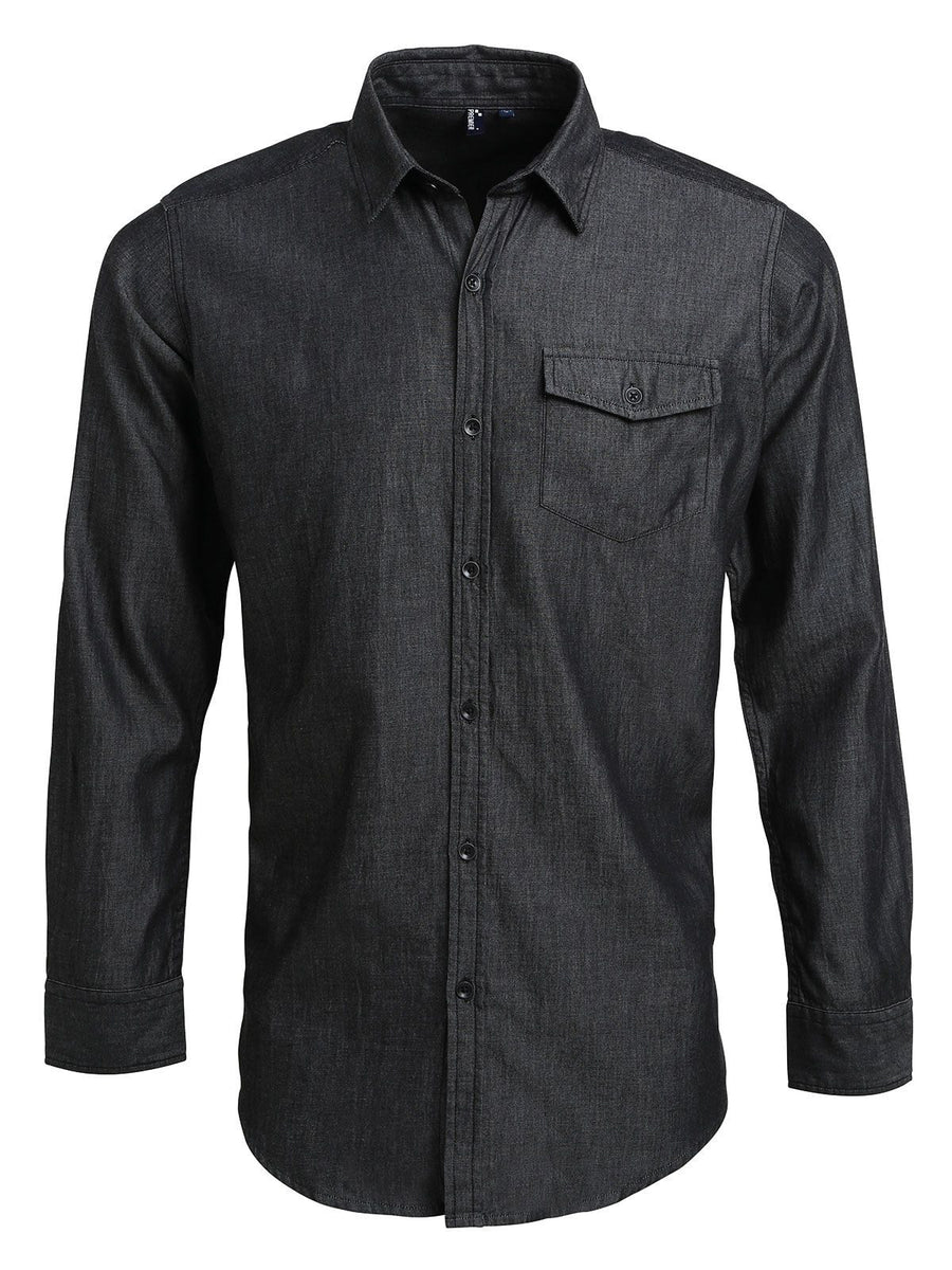 Jeans Stitch Denim Shirt Men's Shirt / Blouse – Premier