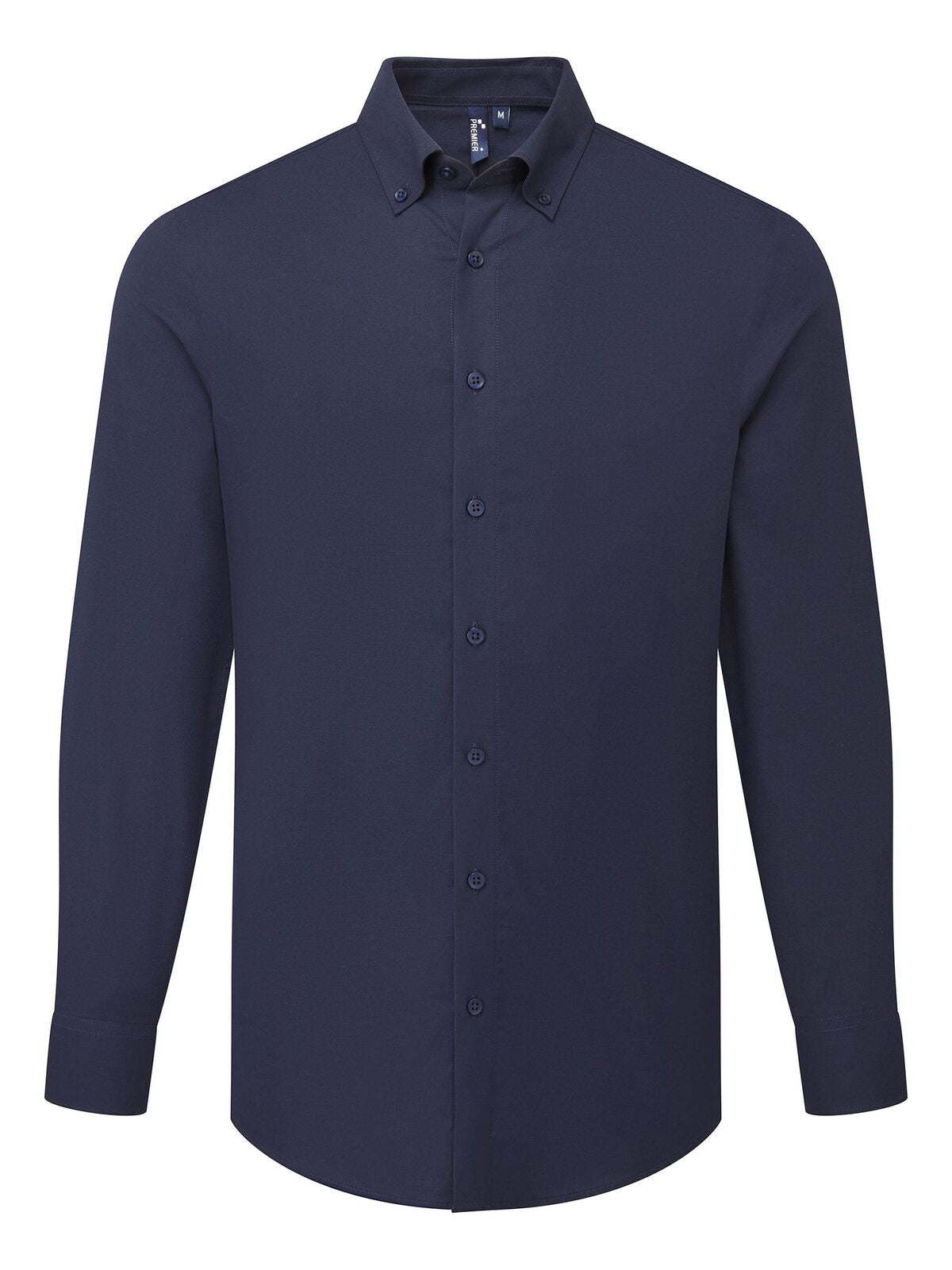Camicia uomo Oxford 'Supreme' LS Herren Hemd / Bluse – Premier – Farbe Navy – individuell veredelbar