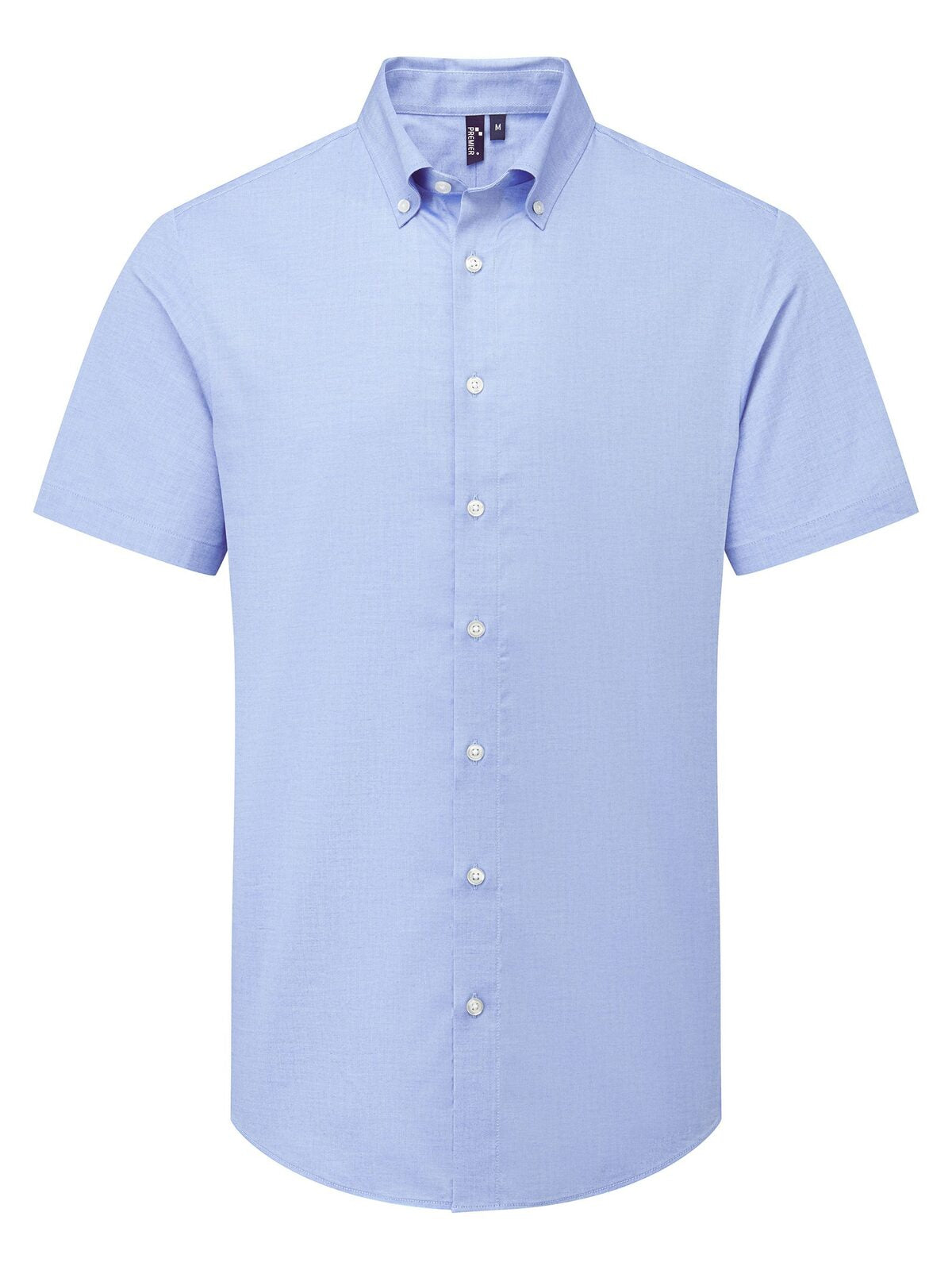 Camicia uomo Oxford 'Supreme' SS Herren Hemd / Bluse – Premier – Farbe oxford blue – individuell veredelbar