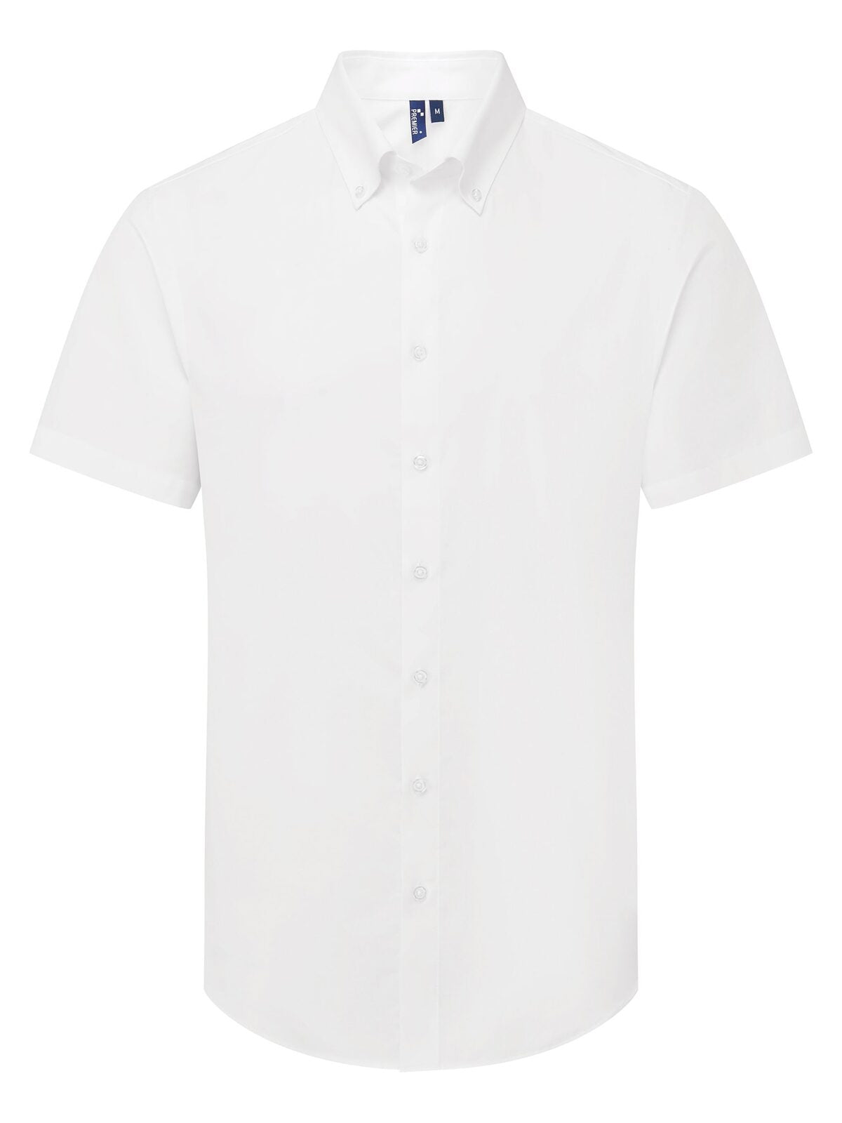 Camicia uomo Oxford 'Supreme' SS Herren Hemd / Bluse – Premier – Farbe Weiß – individuell veredelbar