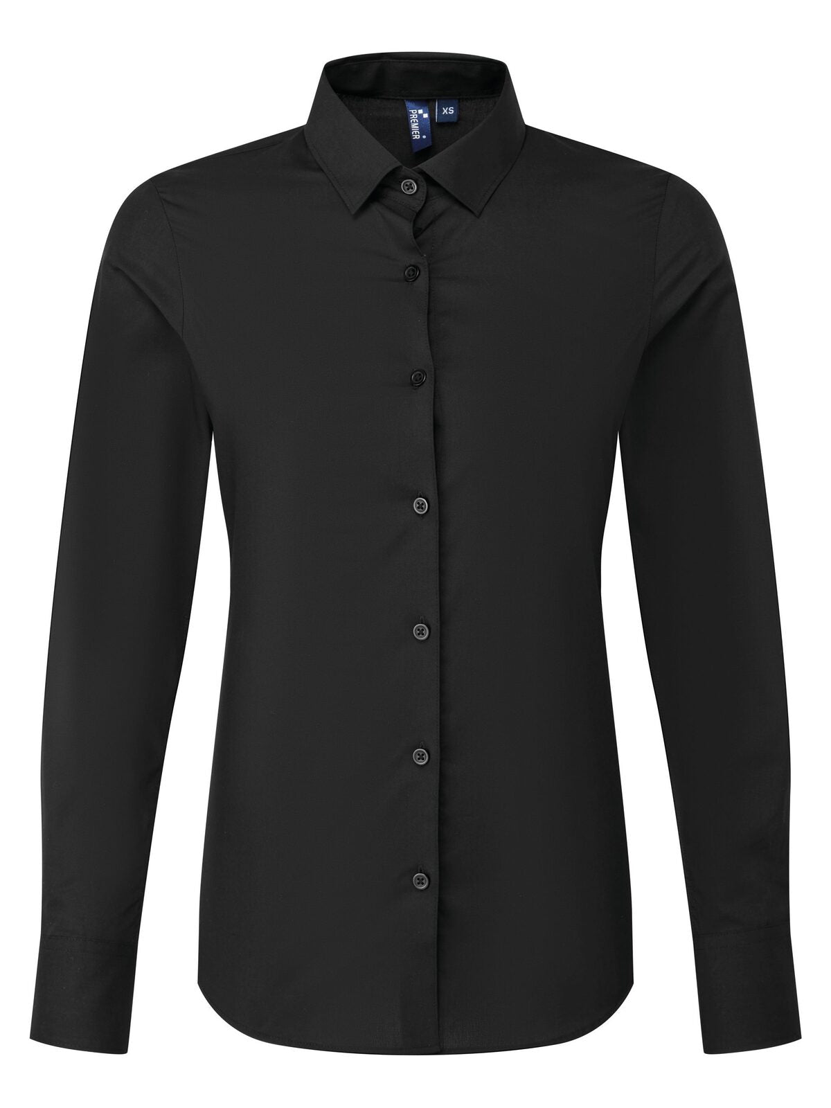 Camicia donna in popeline 'recyclight' Damen Hemd / Bluse – Premier – Farbe Schwarz – individuell veredelbar