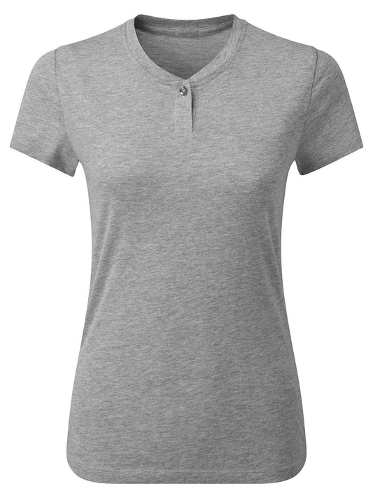 'Comis' Sustainable Tee Damen T-Shirt – Premier – Farbe grey marl – individuell veredelbar