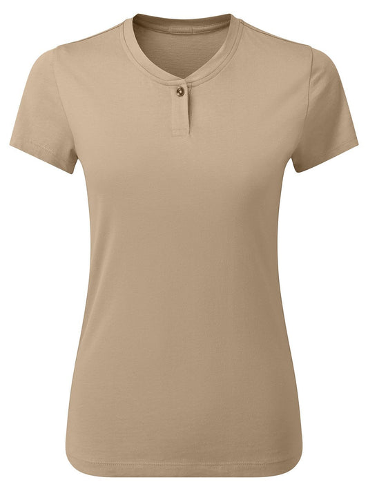'Comis' Sustainable Tee Damen T-Shirt – Premier – Farbe Khaki – individuell veredelbar