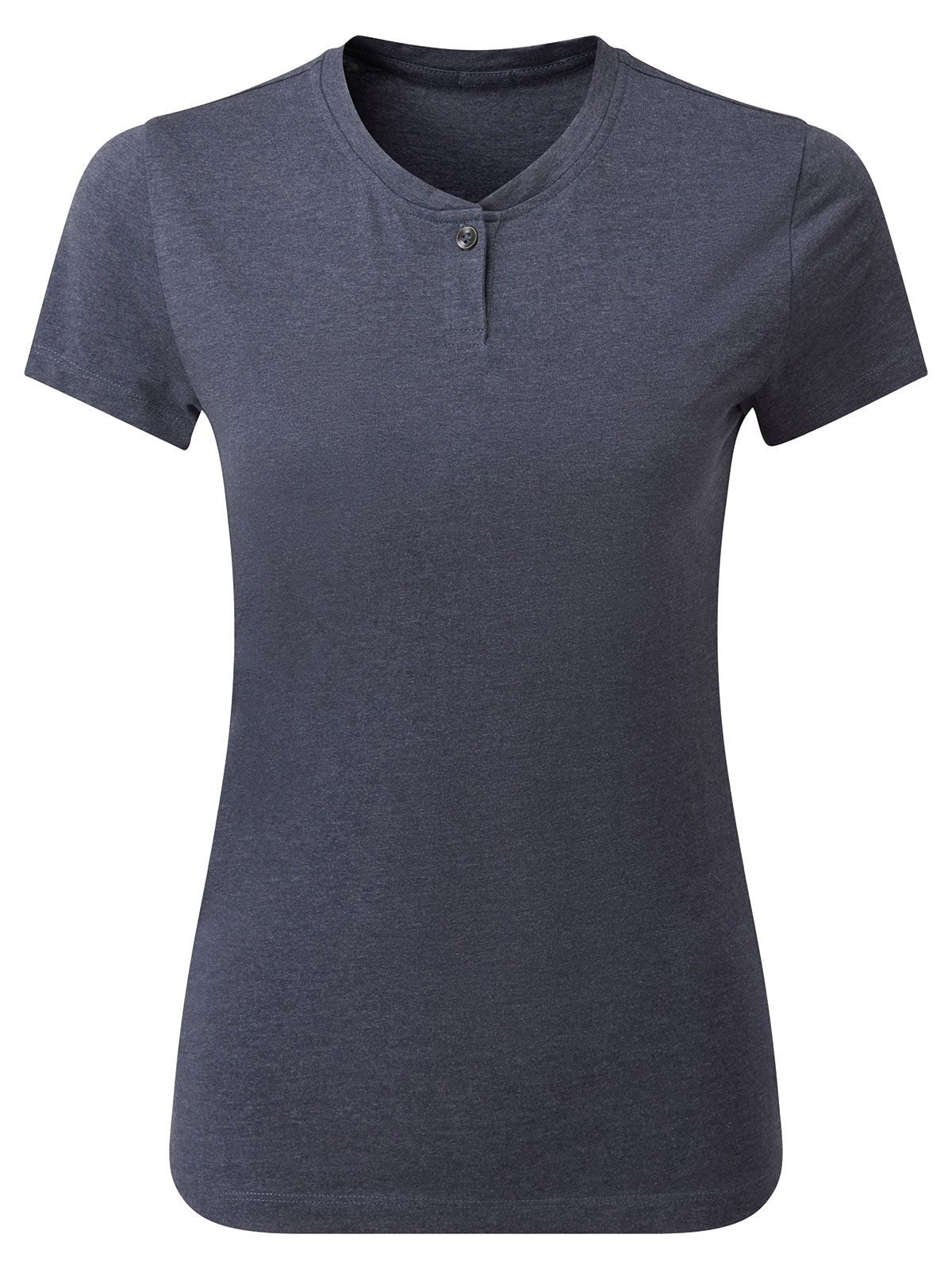 'Comis' Sustainable Tee Damen T-Shirt – Premier – Farbe navy marl – individuell veredelbar