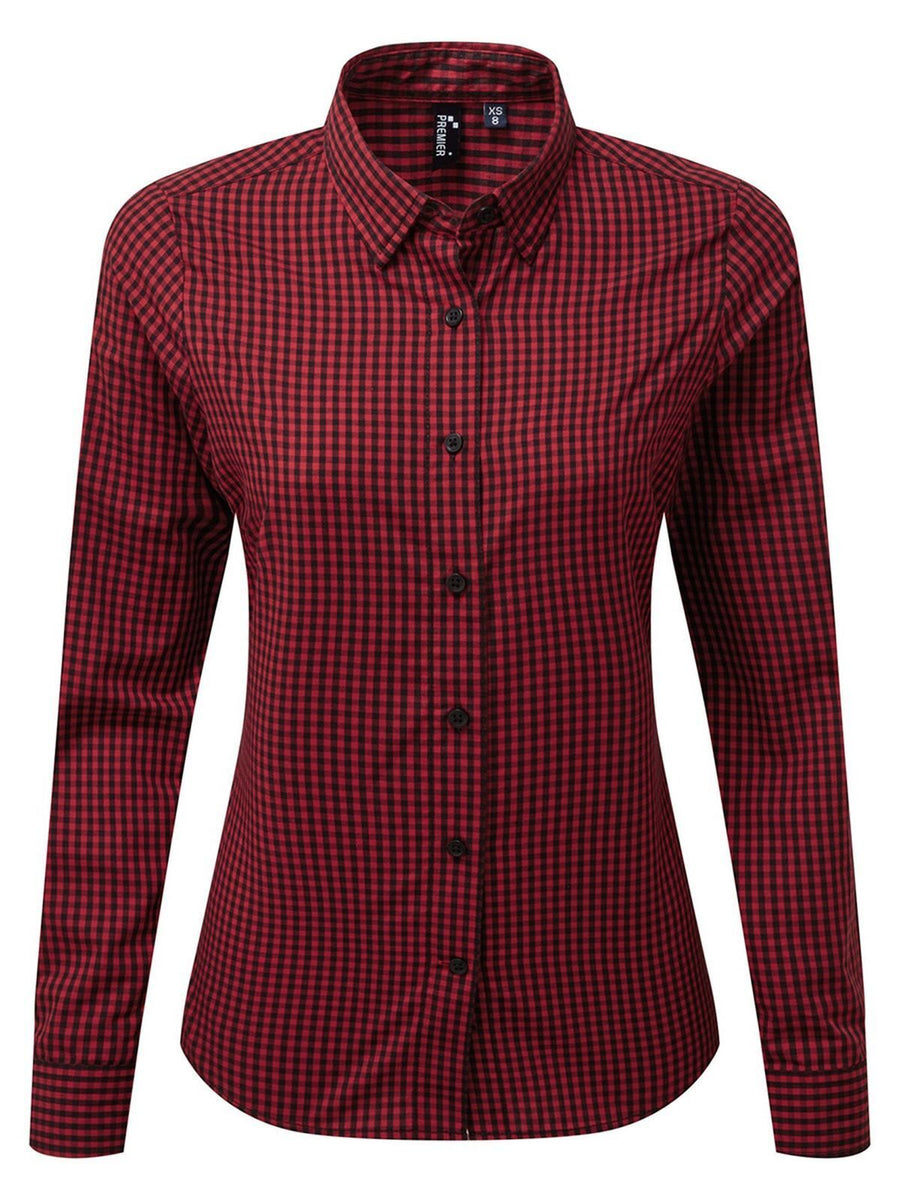 Camicia a maniche lunghe da donna 'Maxton' Check - Premier