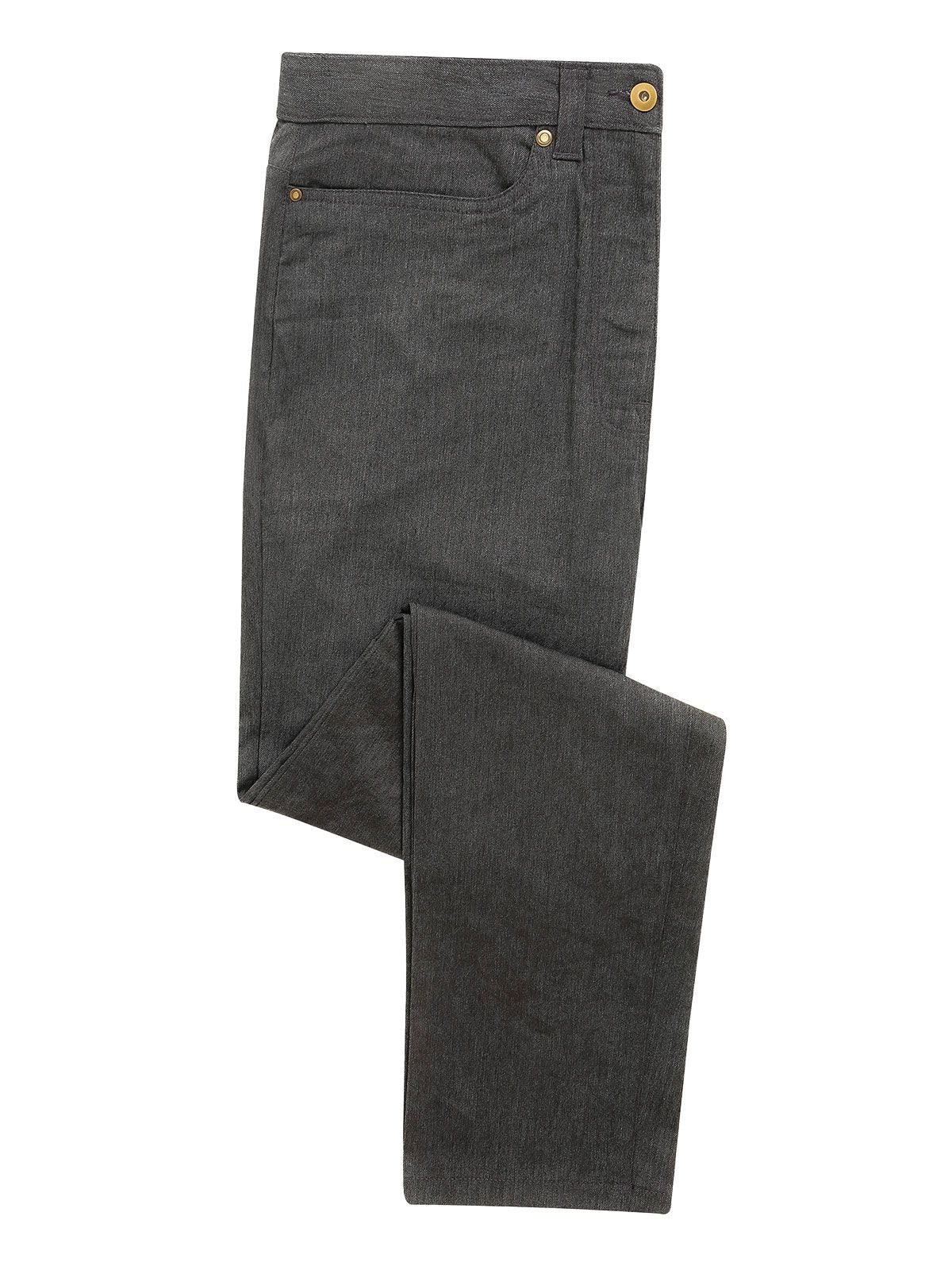 Performance Chino Jeans Herren Hose / Rock – Premier – Farbe Anthrazit – individuell veredelbar