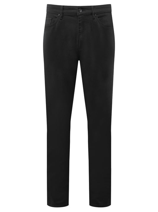 workready Straight Leg Jeans Herren Hose / Rock – Premier – Farbe Schwarz – individuell veredelbar