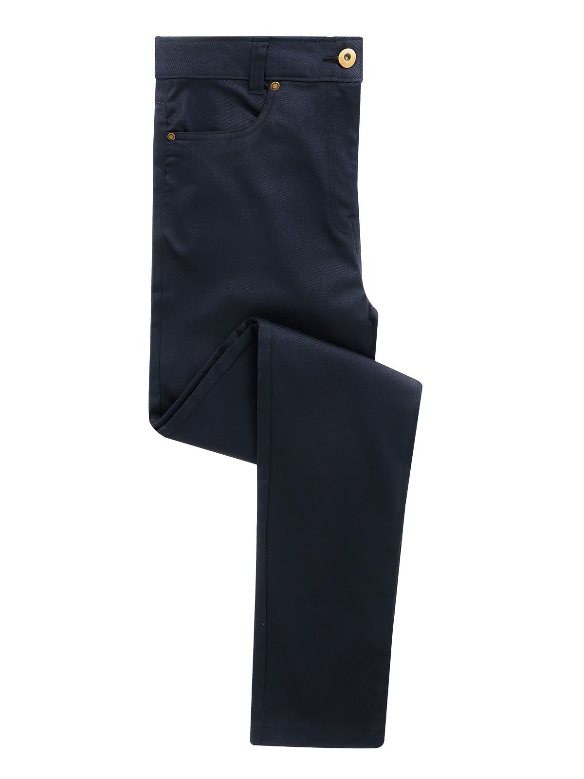 Ladies' Performance Chino Jeans Damen Hose / Rock – Premier – Farbe Navy – individuell veredelbar