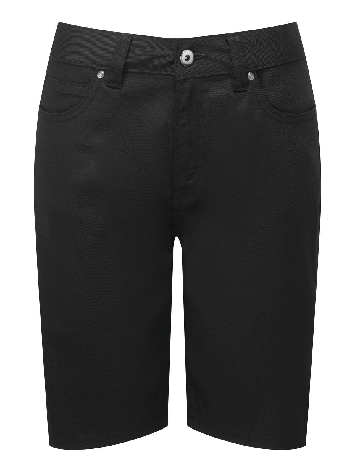 Performance Chino Shorts Damen Hose / Rock – Premier – Farbe Schwarz – individuell veredelbar